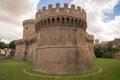 Medieval castle in Ostia Antica in Italy Royalty Free Stock Photo