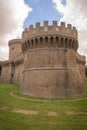 Medieval castle in Ostia Antica in Italy Royalty Free Stock Photo