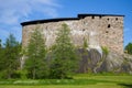 Medieval castle Raseborg close up in the sunny June afternoon. Finland Royalty Free Stock Photo