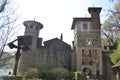 Medieval castle recontruction in Torino Royalty Free Stock Photo