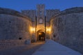 Medieval Castle at Rhodes island , Greece