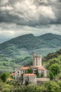 Medieval castle Rihemberk in Branik, Slovenia Royalty Free Stock Photo