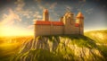 Medieval Castle on the Rock Royalty Free Stock Photo
