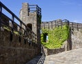 Within a Medieval Castle's Walls Royalty Free Stock Photo