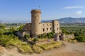 Medieval castle in Santa Coloma de Cervello, Spain Royalty Free Stock Photo