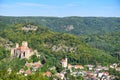 Medieval castle in the small Austrian town of Hardegg Royalty Free Stock Photo