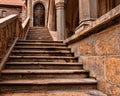 Medieval castle staircase Royalty Free Stock Photo