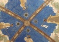 Medieval castle of Torrechiara Parma interior frescoes drawings