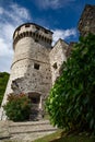 Medieval castle tower of Vogogna, Ossola Valley, Italy Royalty Free Stock Photo