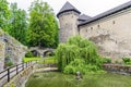 Medieval castle in the village of Velke mezirici