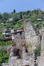 Medieval castle wall of Alanya Royalty Free Stock Photo