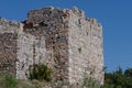 Medieval castle wall of Alanya Royalty Free Stock Photo