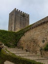 Medieval Castle and Walls in Obidos Village in Portugal Royalty Free Stock Photo