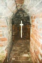 Medieval Castle window. Royalty Free Stock Photo