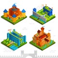 Medieval Castles Isometric Collection