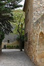 Medieval catalan village of Pals in Spain