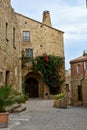 Medieval catalan village of Pals in Spain