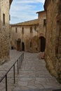 Medieval catalan village of Pals in Spain