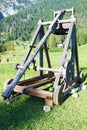 Medieval catapult Royalty Free Stock Photo