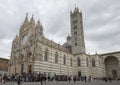 Medieval Cathedral of the Assumption of the Blessed Virgin Mary. Siena, Italy Royalty Free Stock Photo