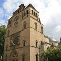 medieval cathedral (saint-Ã©tienne cathedral) - cahors - france Royalty Free Stock Photo