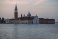 Medieval Cathedral of San Giorgio Maggiore. Venice, Italy Royalty Free Stock Photo