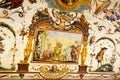 Ceiling fresco in the Uffizi Gallery, Florence, Italy Royalty Free Stock Photo