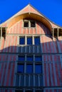 Medieval central part of Troyes old city with half-timbered houses and narrow streets, Champagne, France, tourists destination