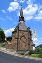 medieval chapel at a steep road from the Mosel to the Eifel