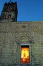 Medieval church bell tower Royalty Free Stock Photo