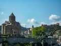 Medieval church at the center of old Tbilisi Royalty Free Stock Photo