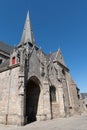 Medieval church of Collegiale Saint-Aubin France Guerande