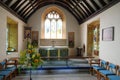 Medieval church in English village Royalty Free Stock Photo