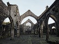 The medieval church in heptonstall west yorkshire interior view