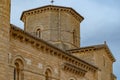 Medieval church of Romanesque style Royalty Free Stock Photo