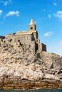 Medieval Church of Saint Peter in Porto Venere - Liguria Italy Europe Royalty Free Stock Photo