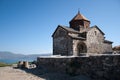 Medieval church on Sevan lake, Armenia Royalty Free Stock Photo