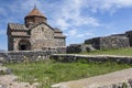 Medieval church on Sevan lake, Armenia Royalty Free Stock Photo