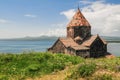 Medieval church on Sevan lake