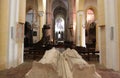 Medieval Church Souvigny, Allier, France Royalty Free Stock Photo