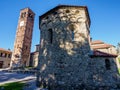 Medieval church of SS. Pietro e Paolo at Agliate, Brianza, Italy