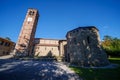 Medieval church of SS. Pietro e Paolo at Agliate, Brianza, Italy