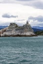 Medieval church of St. Peter, Portovenere, Cinque Terre; Italy Royalty Free Stock Photo