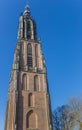 Medieval church tower Onze Lieve Vrouwetoren in Amersfoort