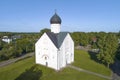 Medieval Church of the Transfiguration on Ilyina Street (1374). Veliky Novgorod Royalty Free Stock Photo