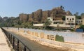 Medieval citadel next to the river Abou Ali in Tripoli, Lebanon. A typical house used as a public school.