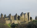Medieval city of Carcassonne, Languedoc Roussillon, France Royalty Free Stock Photo