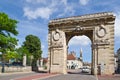 Medieval city gate, Beaune, France