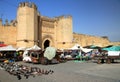 Medieval city gate in Fes