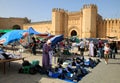 Medieval city gate in Fes